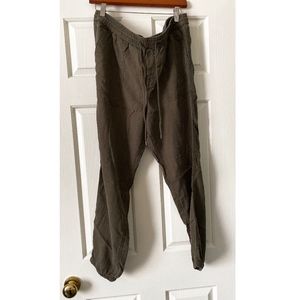 Gap Khaki Twill Utility Jogger Drawstring Pants